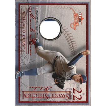 2004 Fleer Sweet Sigs Sweet Stitches Jersey Red #MP2 Mark Prior