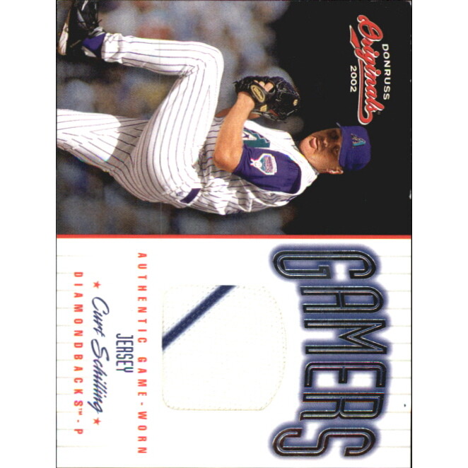 2002 Donruss Originals Gamers #3 Curt Schilling/250
