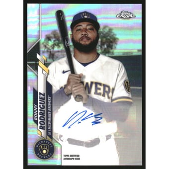 2020 Topps Chrome Update Autograph Refractors #USARRO Ronny Rodriguez