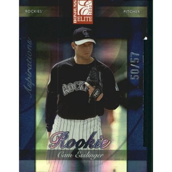 2002 Donruss Elite Aspirations #151 Cam Esslinger ROO/57