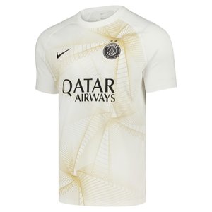 Maillot Pre-Match PSG Nike Special Edition - Blanc/Or, vue 4