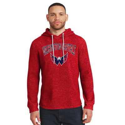Men's Darius Rucker Collection by Fanatics  Red Washington Capitals Waffle-Knit Hooded Long Sleeve T-Shirt