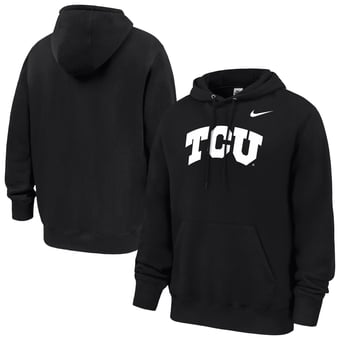 Men's Nike Black TCU Horned Frogs Club Fleece Hoodie