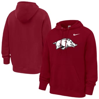 Men's Nike Crimson Arkansas Razorbacks Club Fleece Hoodie