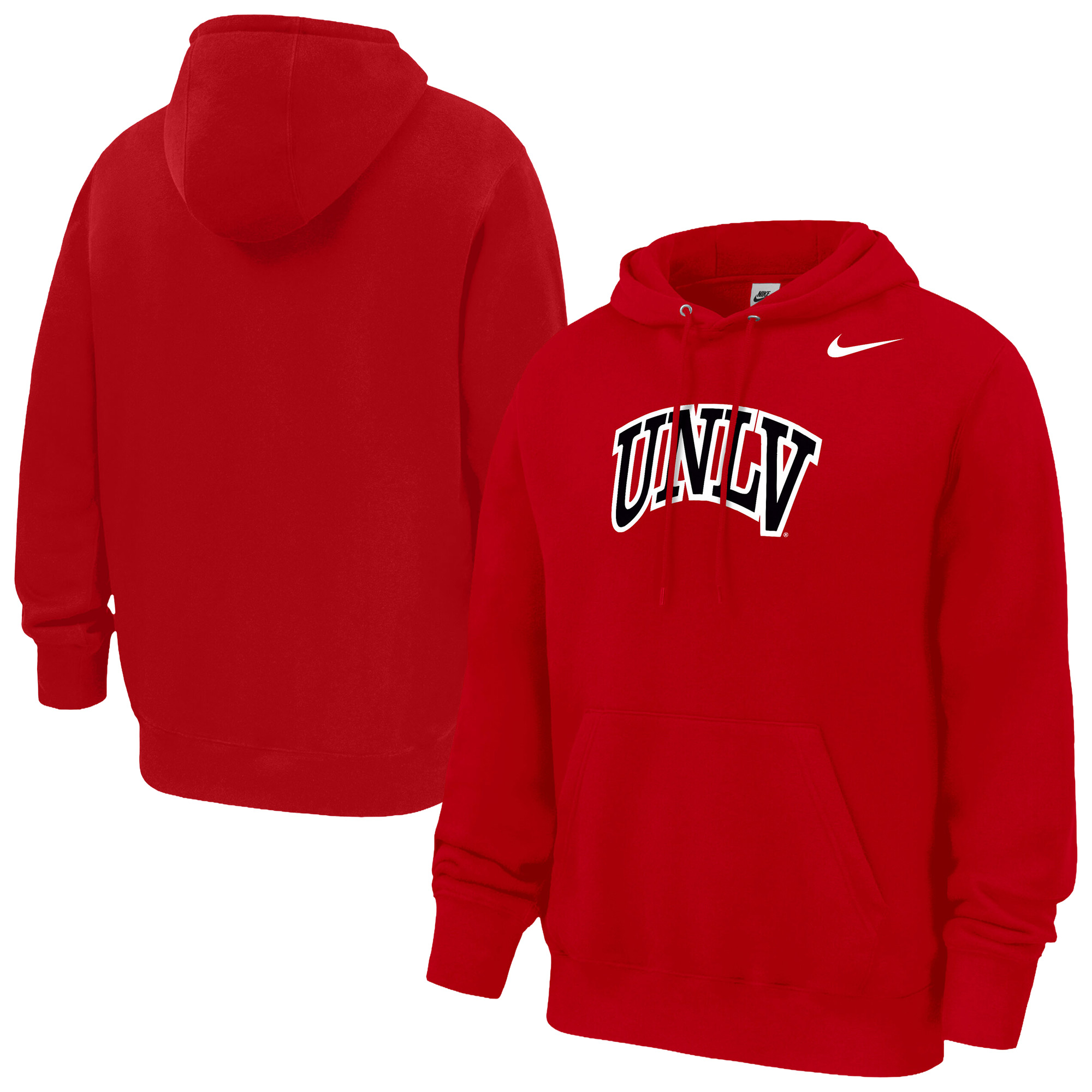 Men's Nike Red UNLV Rebels Club Fleece Hoodie