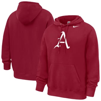 Men's Nike Cardinal Arkansas Razorbacks Club Fleece Hoodie