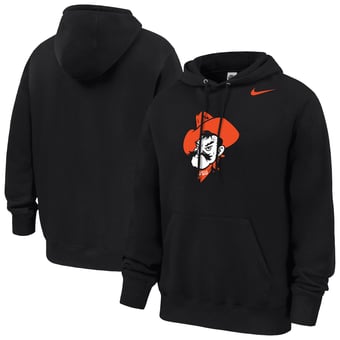Men's Nike Black Oklahoma State Cowboys Club Fleece Hoodie