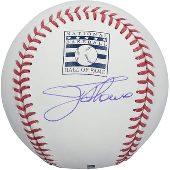 Jim Thome Cleveland Indians Autographed Hall of Fame Logo Baseball