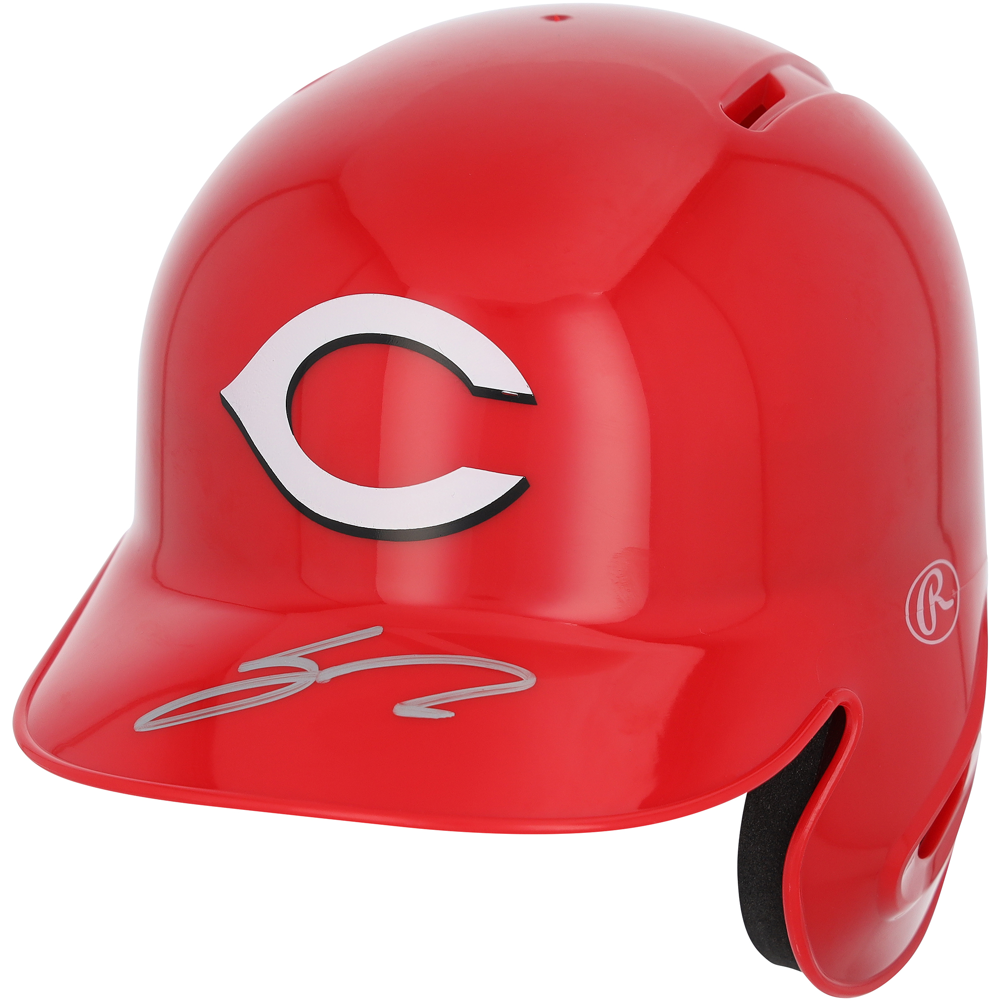 Sal Stewart Cincinnati Reds Autographed Mini Batting Helmet