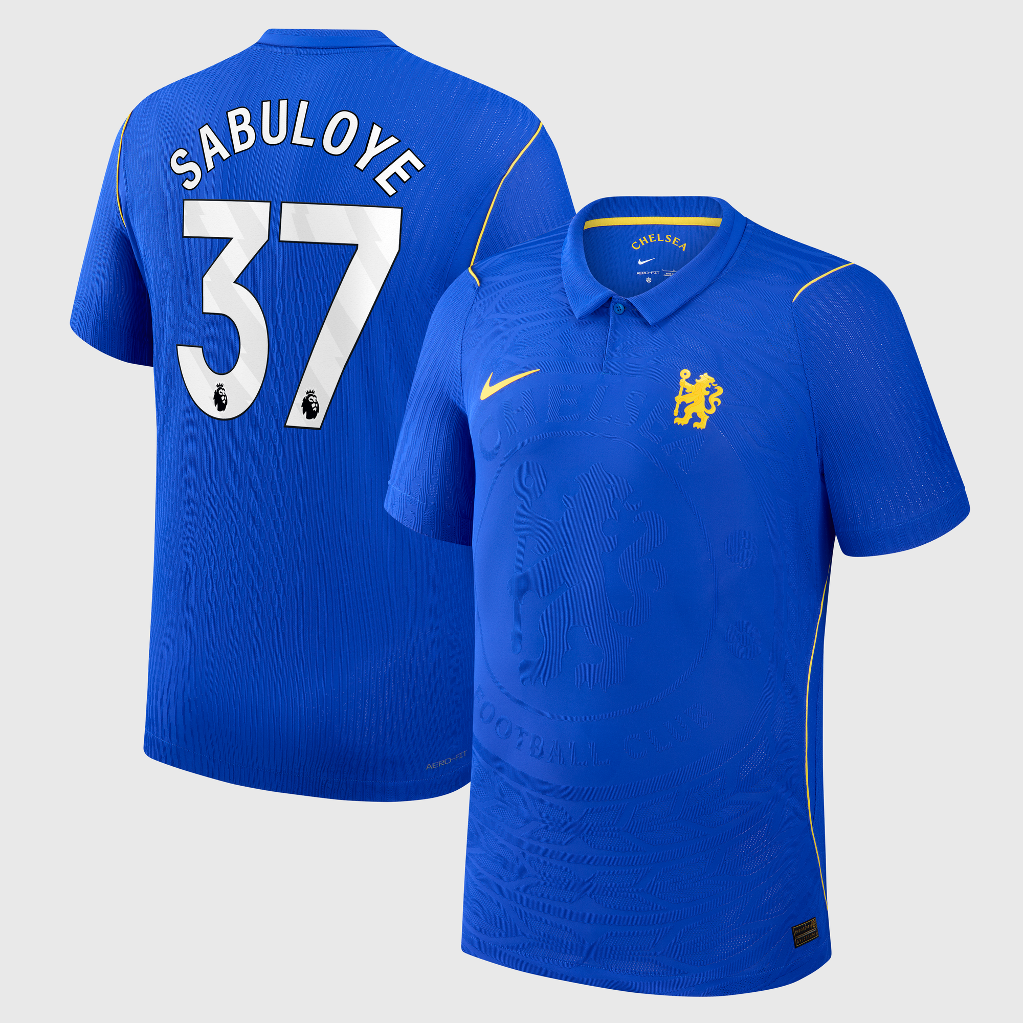 Camiseta Nike Aero-FIT Match de la 1ª equipación del Chelsea 2026-27 con dorsal Sabuloye 37