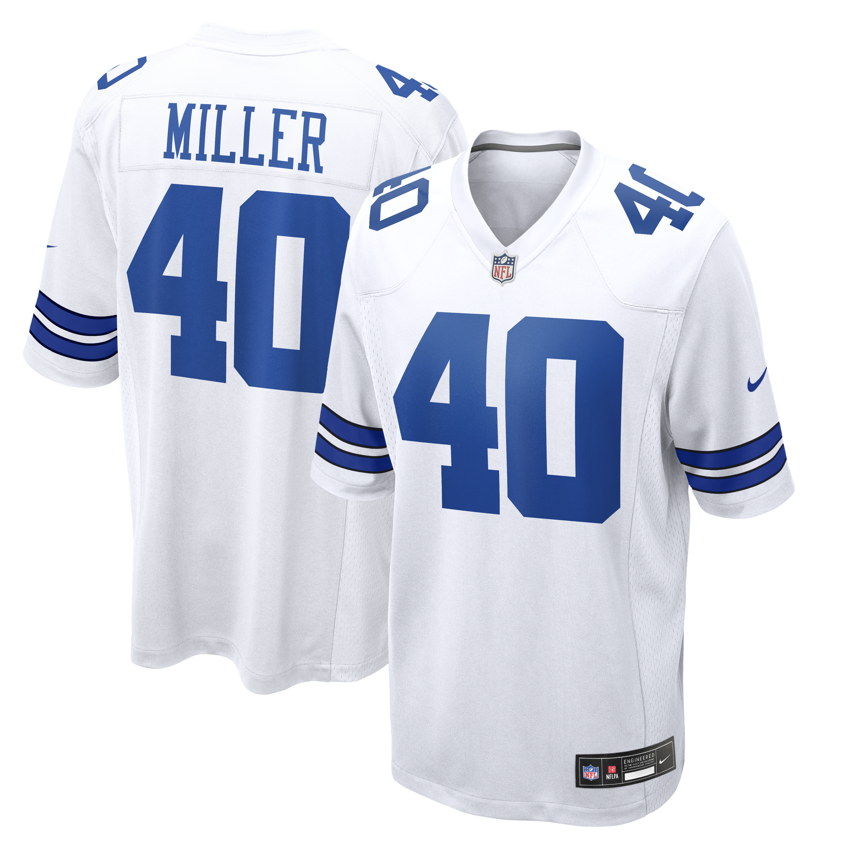 Nike Men's Von Miller White Dallas Cowboys Game Jersey - White