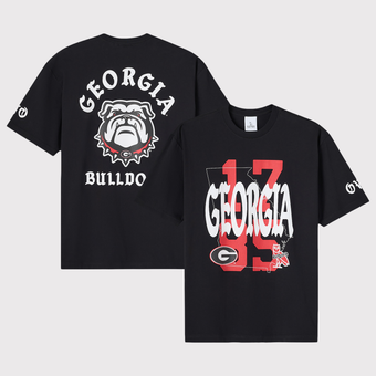 Men's OVO Black Georgia Bulldogs Campus T-Shirt