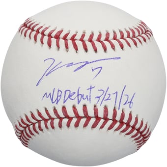 Kazuma Okamoto Toronto Blue Jays Autographed Baseball with "MLB Debut 3/27/26" Inscription