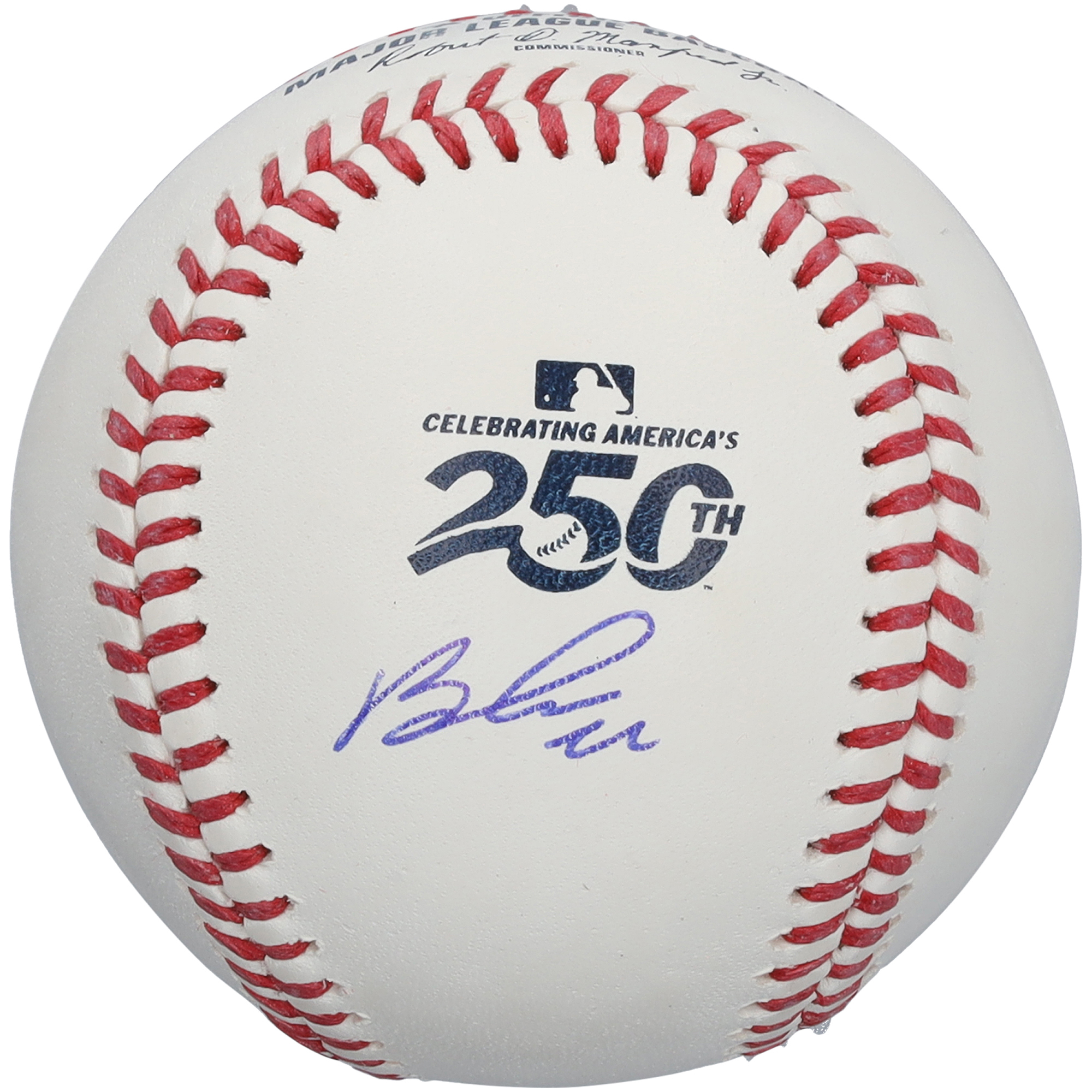 Brooks Lee Minnesota Twins Autographed USA 250th Logo Baseball