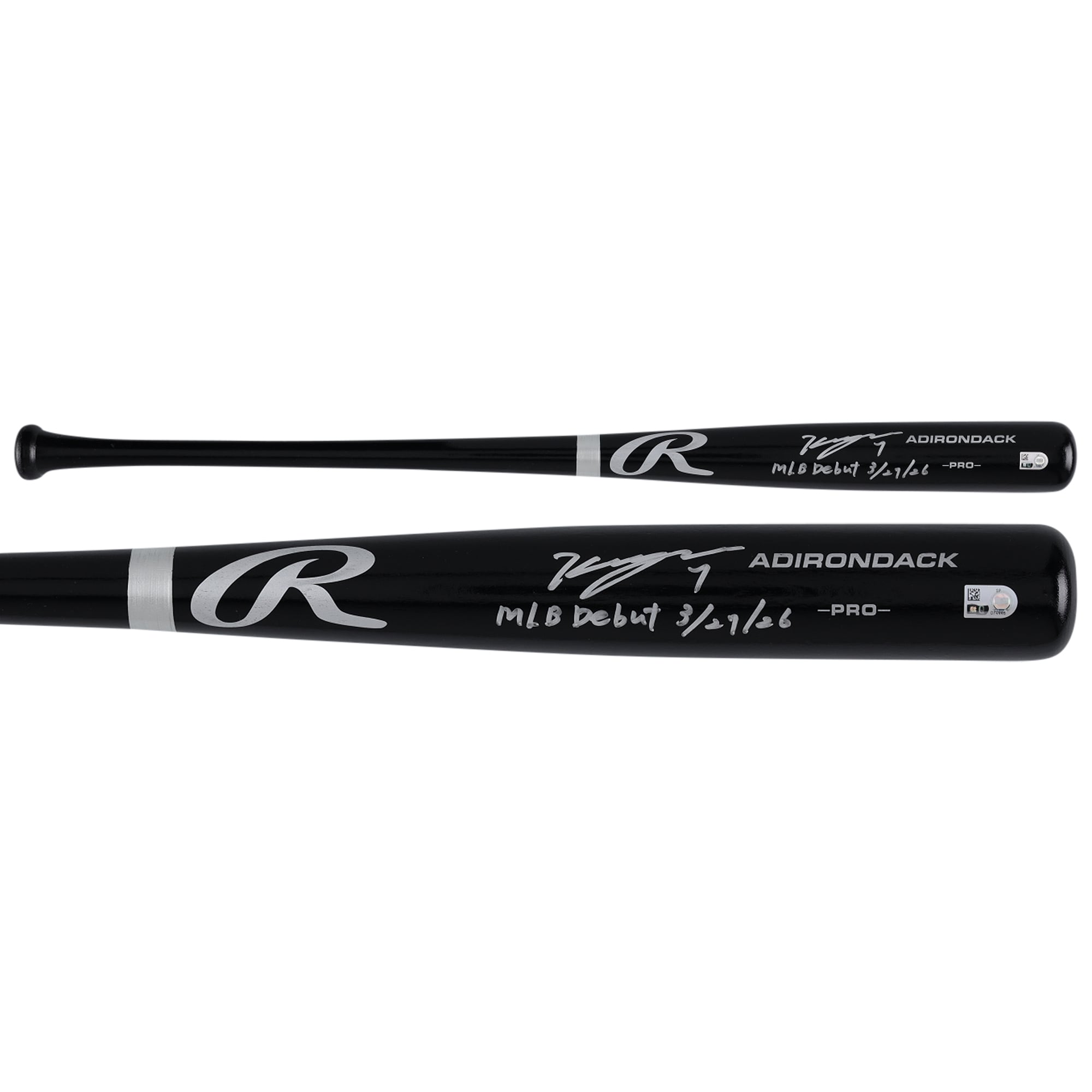 Kazuma Okamoto Toronto Blue Jays Autographed Black Rawlings Pro Bat with "MLB Debut 3/27/26" Inscription