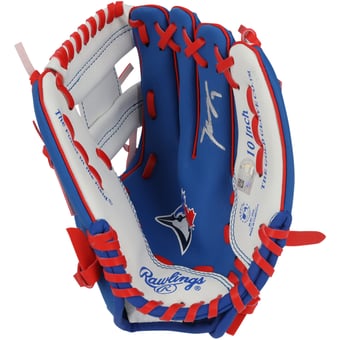 Kazuma Okamoto Toronto Blue Jays Autographed Rawlings 10" Collectible Team Logo Glove