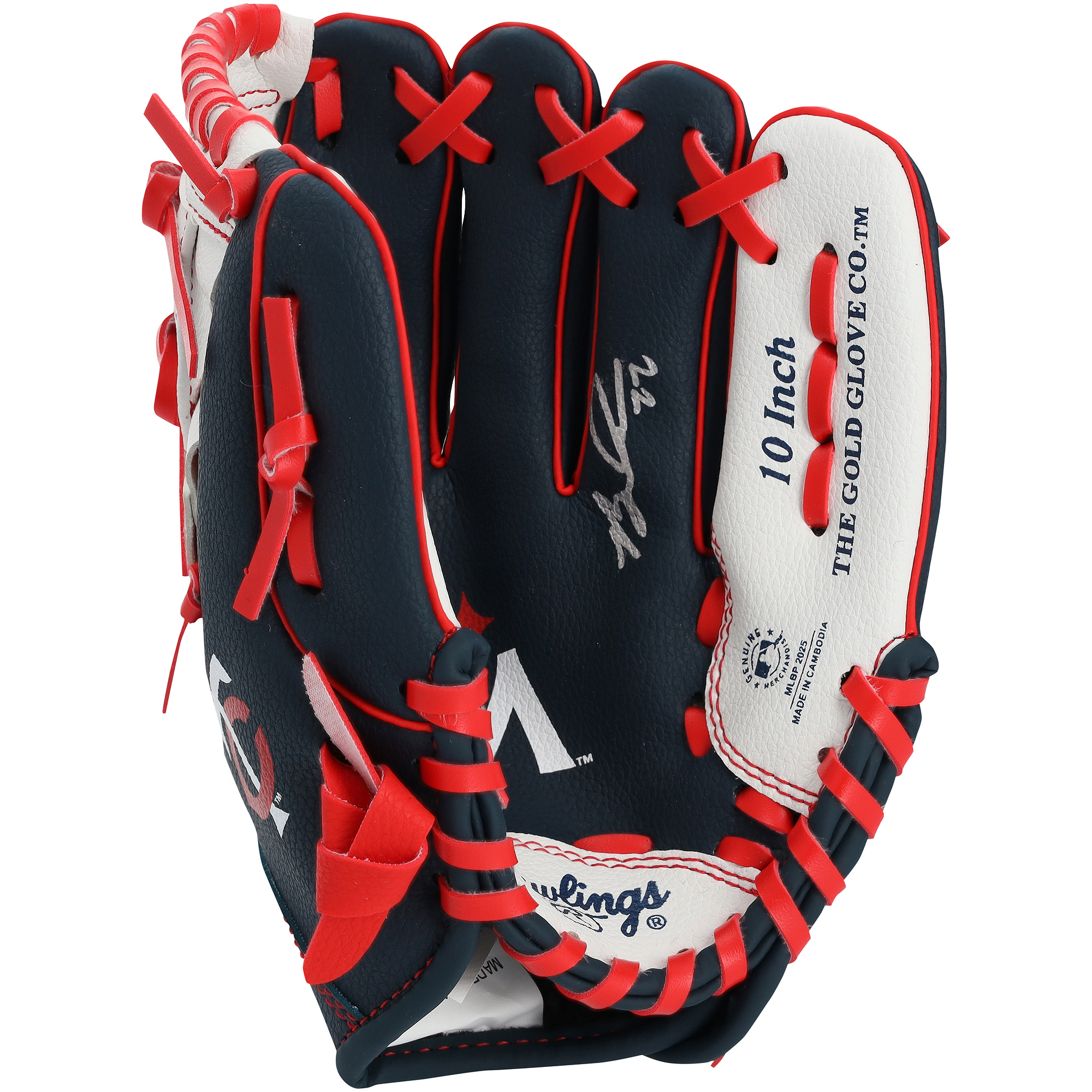 Brooks Lee Minnesota Twins Autographed Rawlings 10" Collectible Team Logo Glove