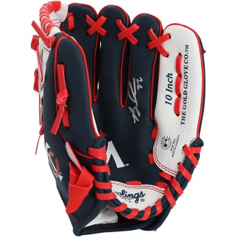 Brooks Lee Minnesota Twins Autographed Rawlings 10" Collectible Team Logo Glove