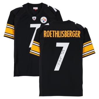 Ben Roethlisberger Pittsburgh Steelers Autographed Black Mitchell & Ness 2004 Replica Jersey with "2x SB Champ" Inscription