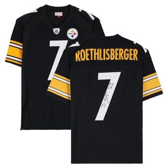 Ben Roethlisberger Pittsburgh Steelers Autographed Black Mitchell & Ness 2004 Replica Jersey with "2x SB Champ" Inscription