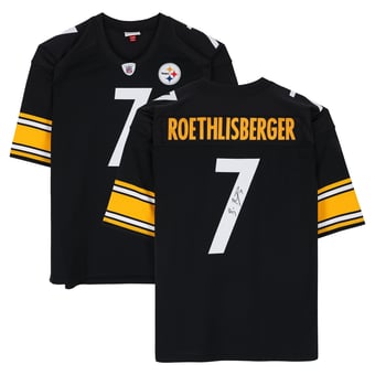 Ben Roethlisberger Pittsburgh Steelers Autographed Black Mitchell & Ness 2004 Authentic Jersey