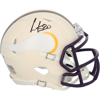 Cris Carter Minnesota Vikings Autographed Riddell Retro Speed Mini Helmet