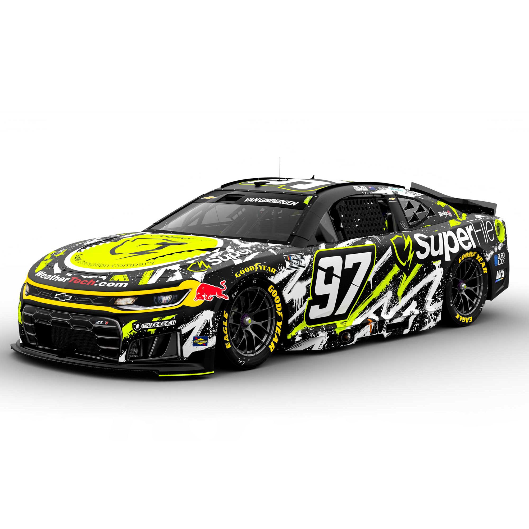 Action Racing Shane van Gisbergen 2026 #97 SuperFile Graffiti 1:64 Regular Paint Die-Cast Chevrolet Camaro ZL1
