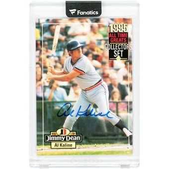 Al Kaline Detroit Tigers Autographed 1995 Jimmy Dean All Time Greats #AK Card