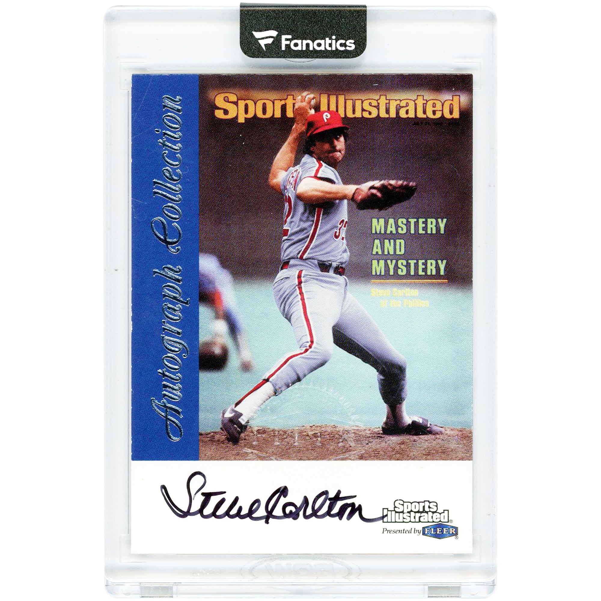 Steve Carlton Philadelphia Phillies Autographed 1999 Fleer Sports Illustrated #SC Card