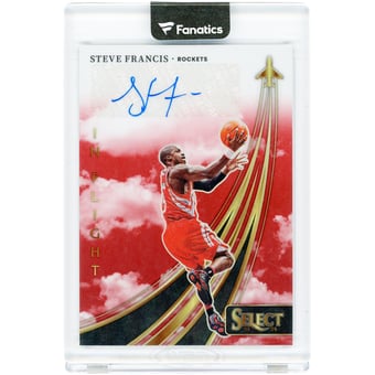 Steve Francis Houston Rockets Autographed 2023-24 Panini Select In Flight Signatures #IFS-FRA #38/99 Card