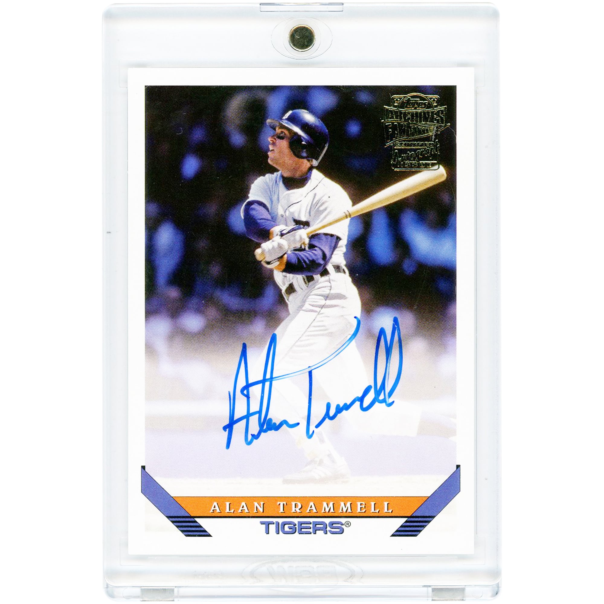 Alan Trammell Detroit Tigers Autographed 2022 Topps Archives Fan Favorites #93FF-AT Card