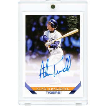 Alan Trammell Detroit Tigers Autographed 2022 Topps Archives Fan Favorites #93FF-AT Card