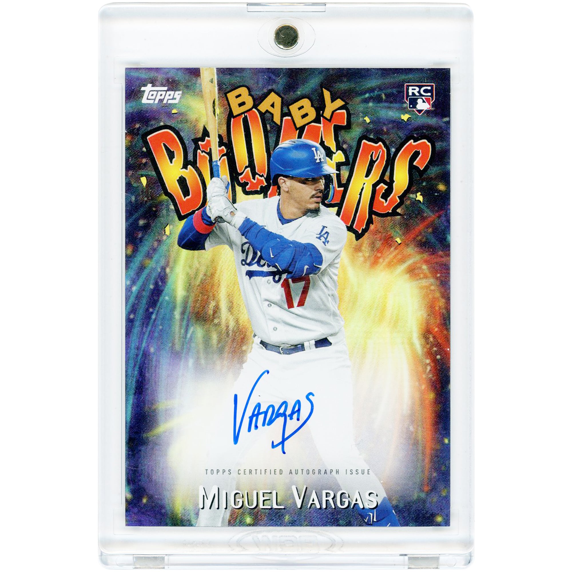 Miguel Vargas Los Angeles Dodgers Autographed 2023 Topps Archives Baby Boomers #98BB-MVS #37/50 Rookie Card