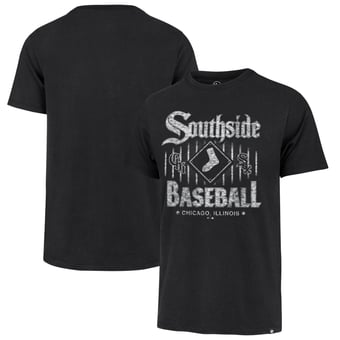Men's '47 Black Chicago White Sox South Side Franklin T-Shirt