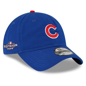 Men's New Era Royal Chicago Cubs 2026 MLB Postseason Side Patch 9TWENTY Adjustable Hat