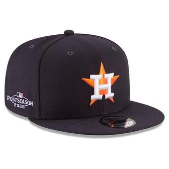 Men's New Era Navy Houston Astros 2026 MLB Postseason Side Patch 9FIFTY Snapback Hat