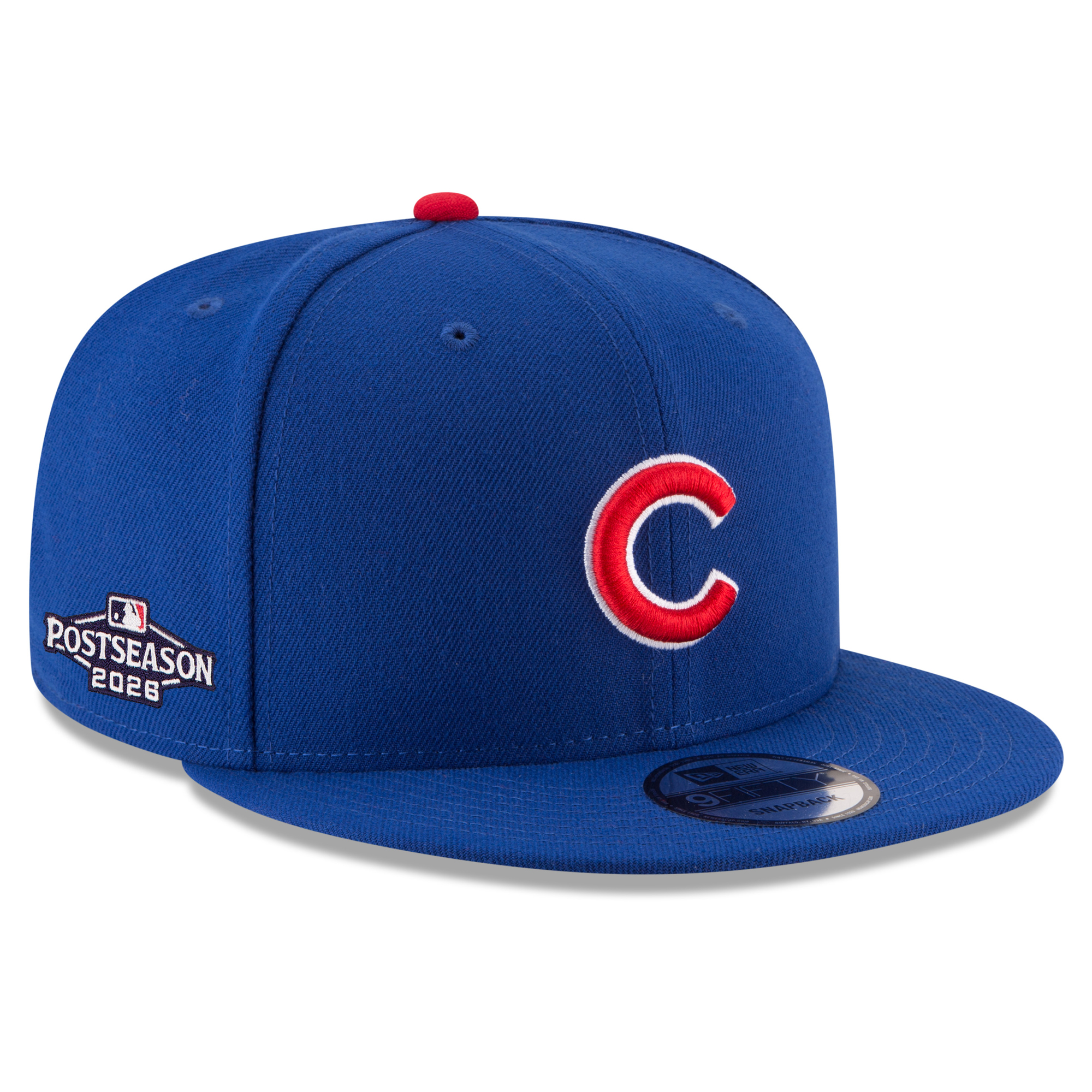 Men's New Era Royal Chicago Cubs 2026 MLB Postseason Side Patch 9FIFTY Snapback Hat