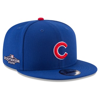 Men's New Era Royal Chicago Cubs 2026 MLB Postseason Side Patch 9FIFTY Snapback Hat