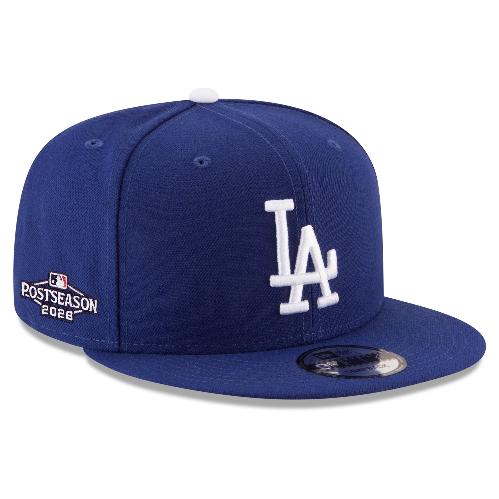 Men's New Era Royal Los Angeles Dodgers 2026 MLB Postseason Side Patch 9FIFTY Snapback Hat
