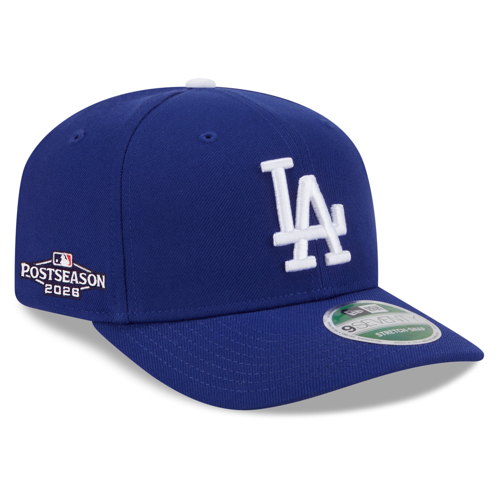 Men's New Era Royal Los Angeles Dodgers 2026 MLB Postseason Side Patch 9SEVENTY Adjustable Hat