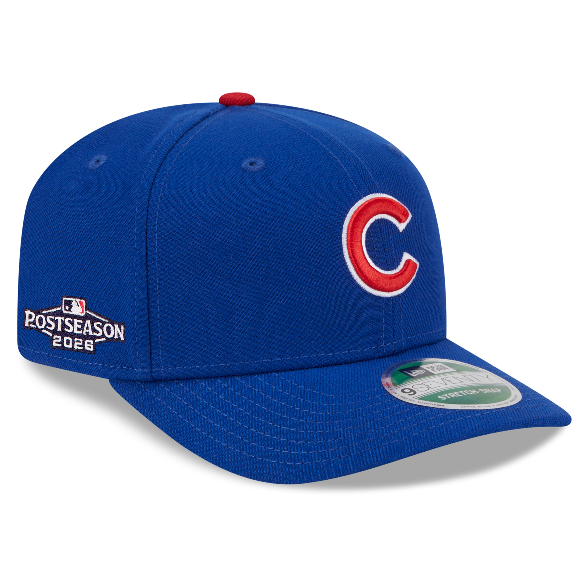 Men's New Era Royal Chicago Cubs 2026 MLB Postseason Side Patch 9SEVENTY Adjustable Hat