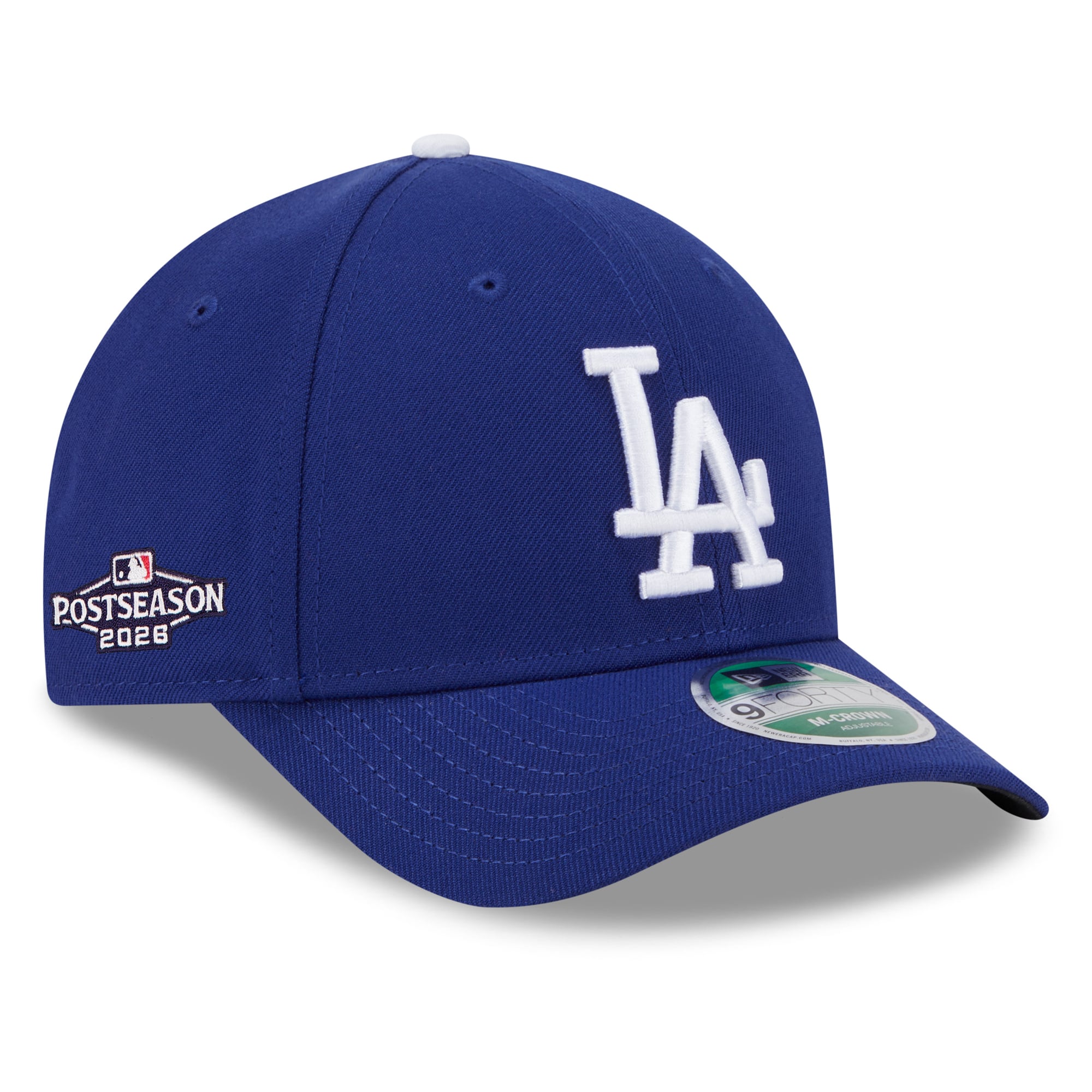 Men's New Era Royal Los Angeles Dodgers 2026 MLB Postseason Side Patch 9FORTY Adjustable Hat