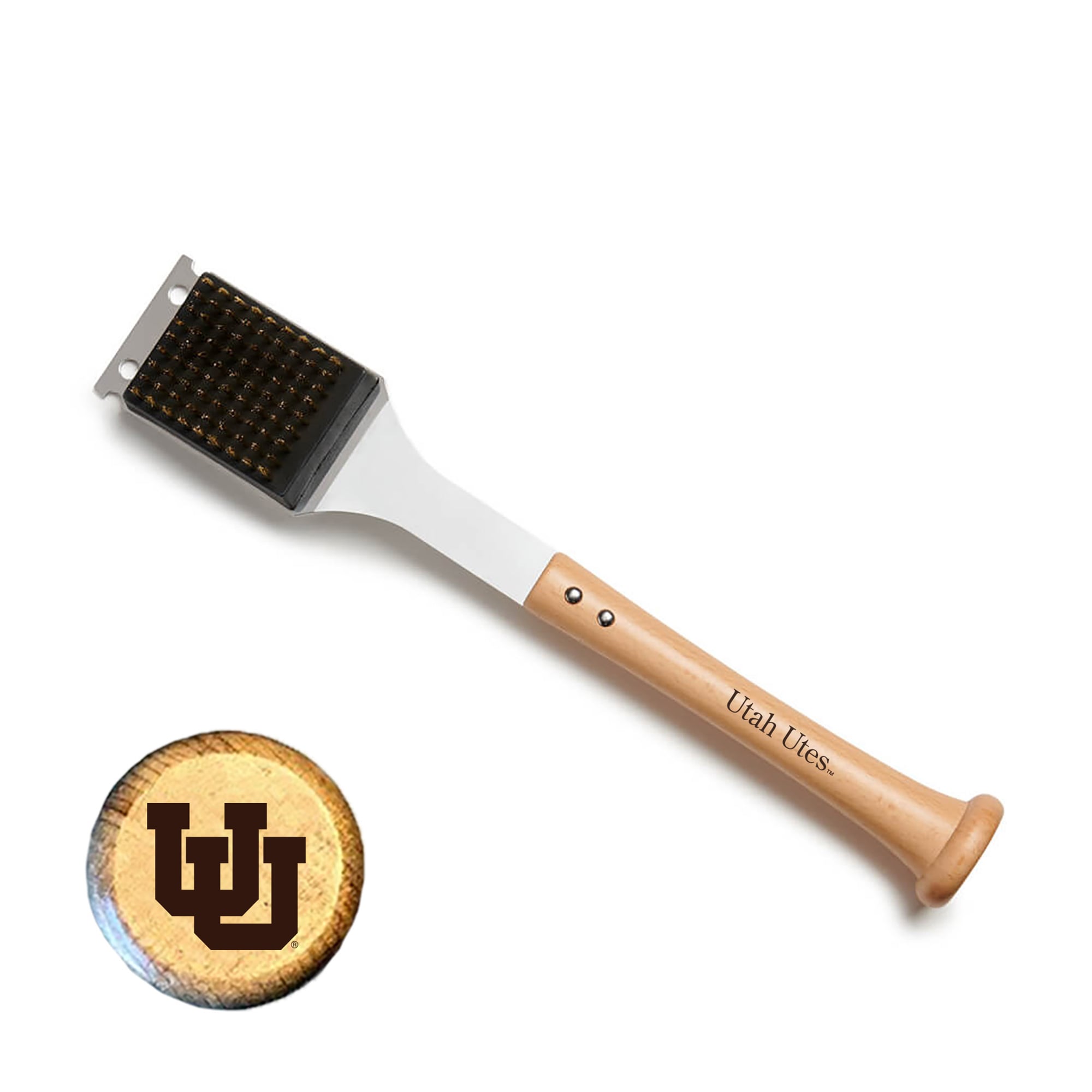 Jardine Utah Utes Baseball BBQ 20" Brushback Bat Handle Scraper