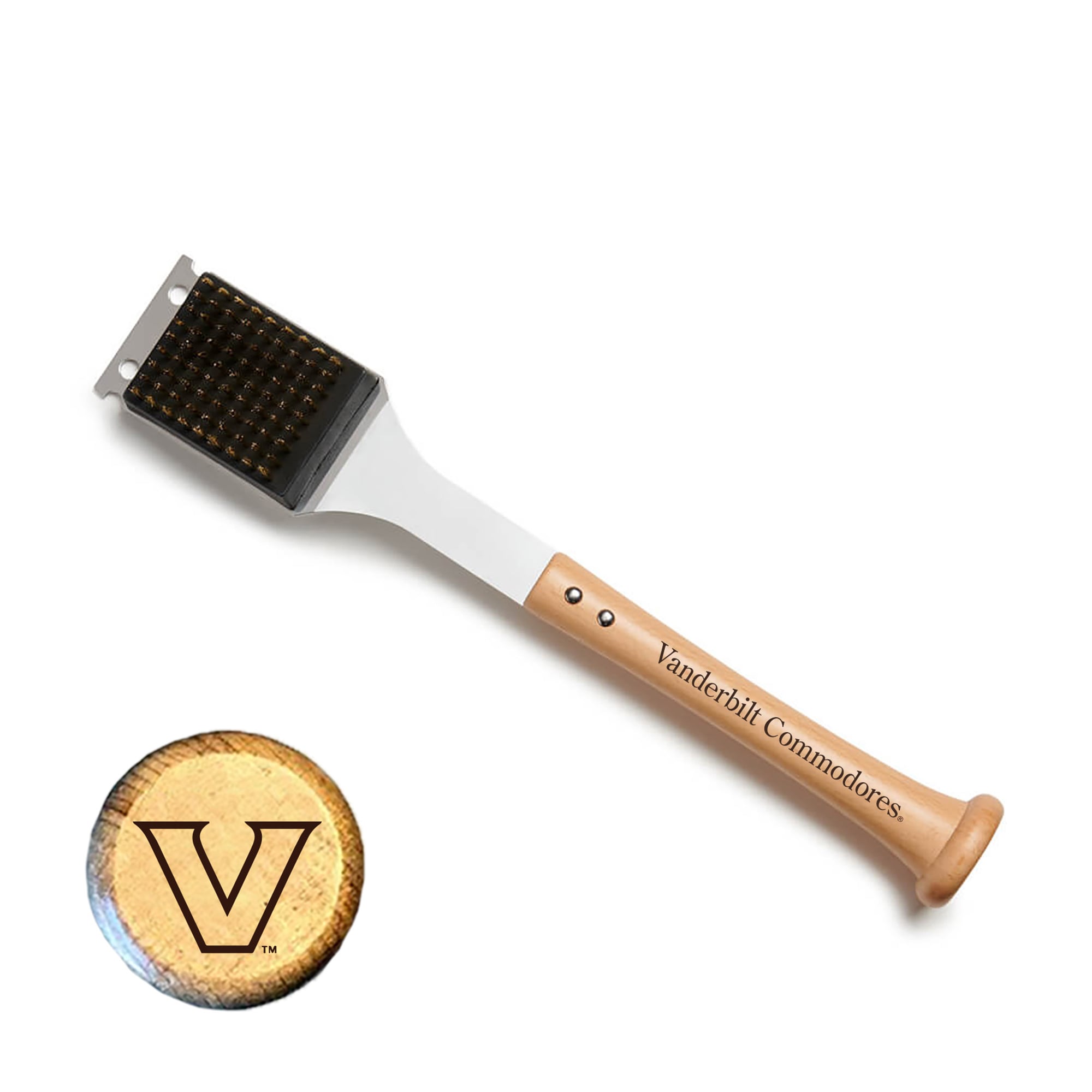 Jardine Vanderbilt Commodores Baseball BBQ 20" Brushback Bat Handle Scraper