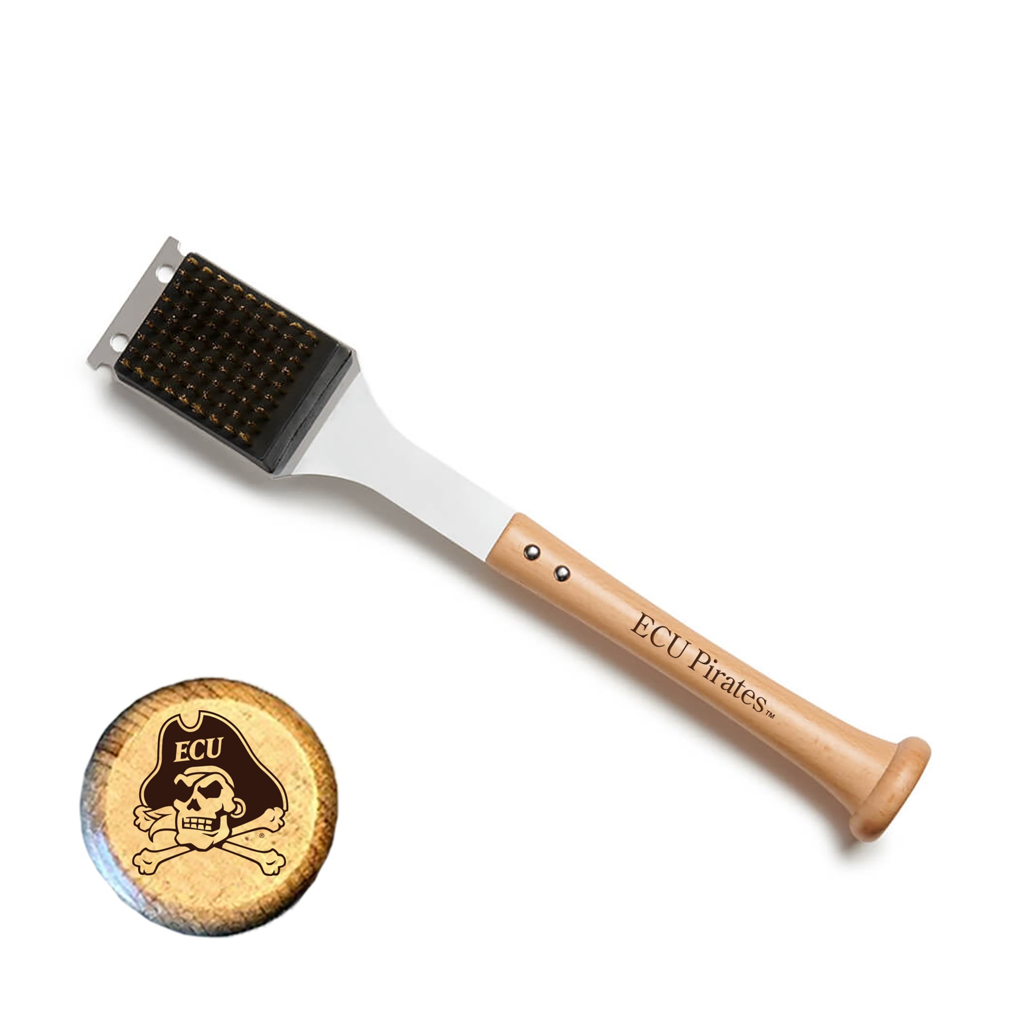 Jardine ECU Pirates Baseball BBQ 20" Brushback Bat Handle Scraper