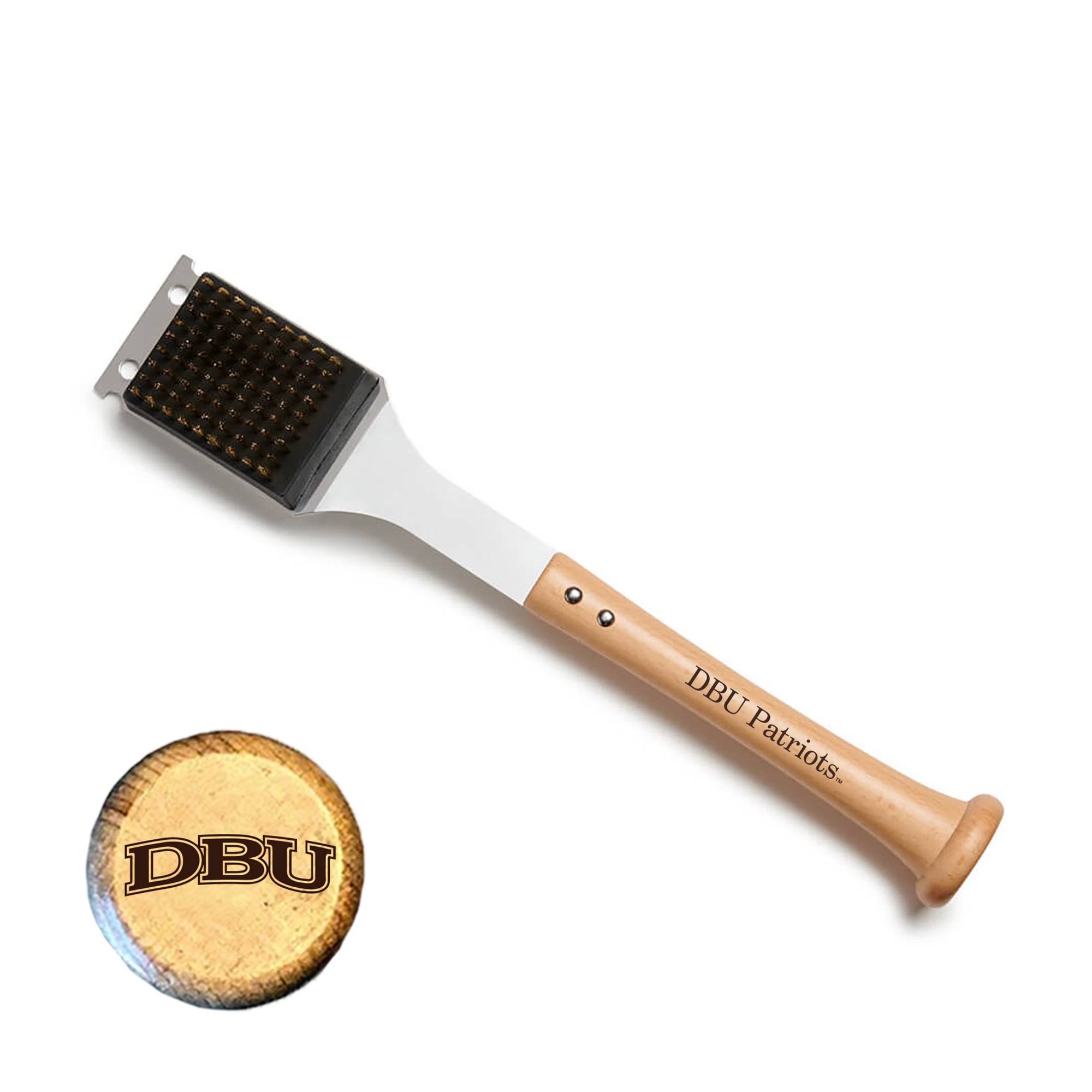 Jardine Dallas Baptist Patriots Baseball BBQ 20" Brushback Bat Handle Scraper