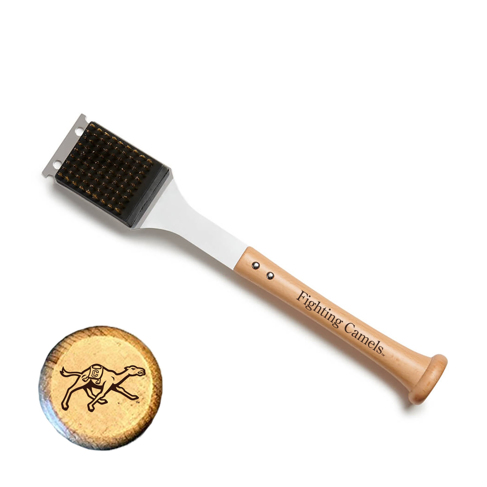 Jardine Campbell Fighting Camels Baseball BBQ 20" Brushback Bat Handle Scraper