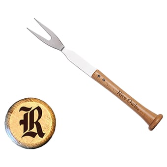 Jardine Rice Owls Baseball BBQ Forkball Fork