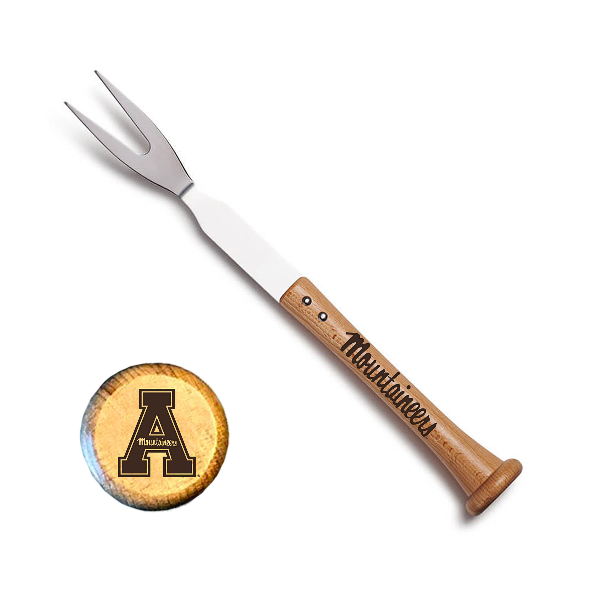 Jardine Appalachian State Mountaineers Baseball BBQ Forkball Fork