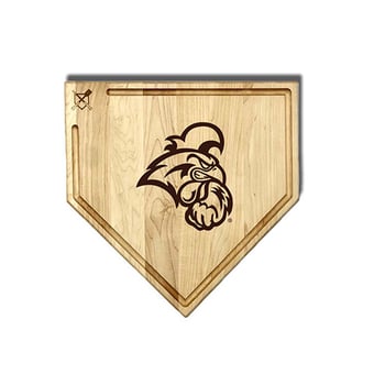Jardine Coastal Carolina Chanticleers Baseball BBQ 17" x 17" Home Plate Cutting Board with Trough